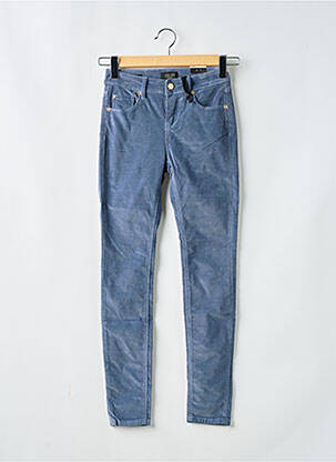 Pantalon drept elasticitate albastru GAUDI femeie