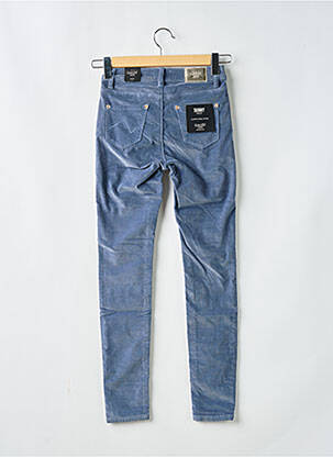 Pantalon drept elasticitate albastru GAUDI femeie