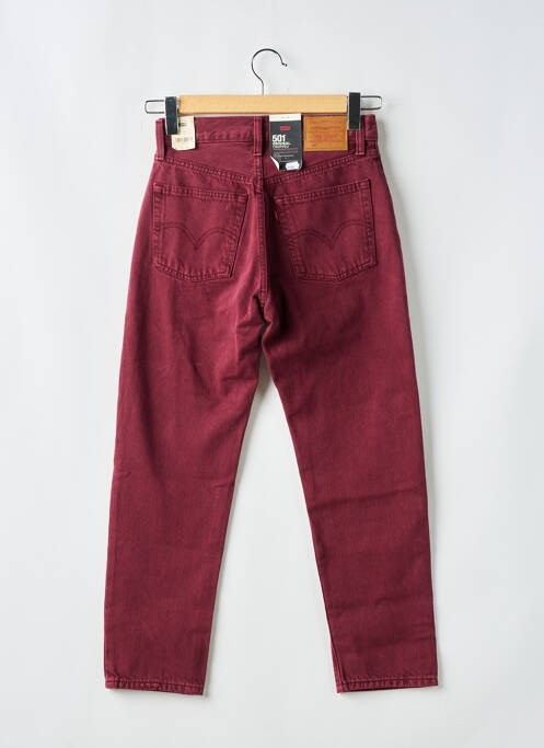 Blugi cu croială dreaptă roșu LEVIS femeie