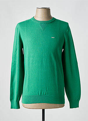 Pulover guler rotund mâneci lungi verde LEVI'S bărbat