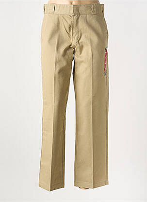 Pantalon drept închidere cu fermoar sub clapetă cu cârlig bej DICKIES bărbat