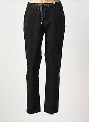 Pantalon drept talie elastică negru TIMEZONE femeie