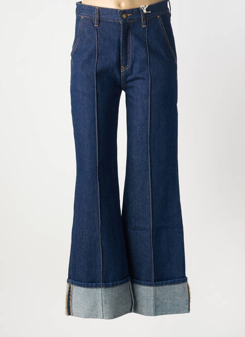 Blugi cu croială evazată albastru BSB femeie