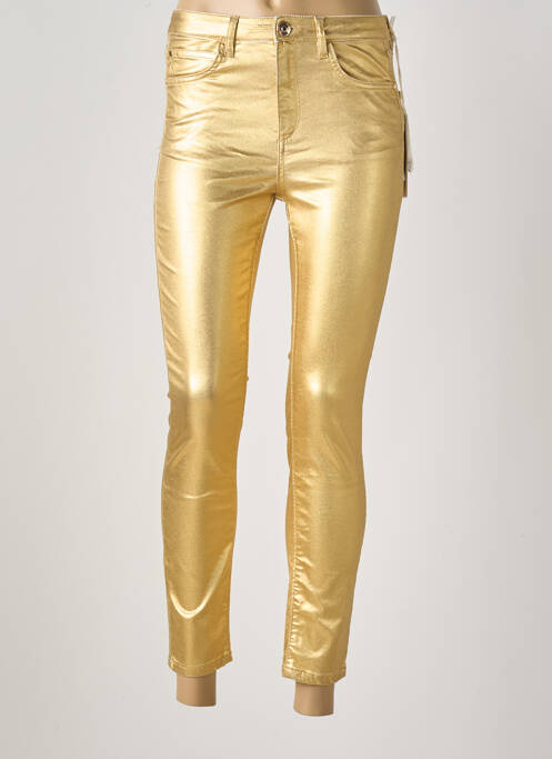 Pantalon slim auriu BSB femeie