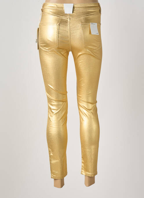 Pantalon slim auriu BSB femeie