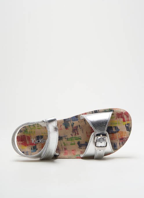 Sandale/Pantofi decupați argintiu KICKERS fată