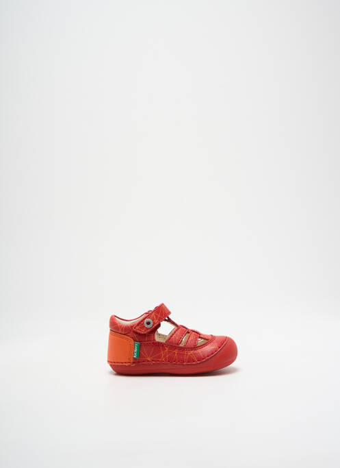 Sandale/Pantofi decupați roșu KICKERS băiat