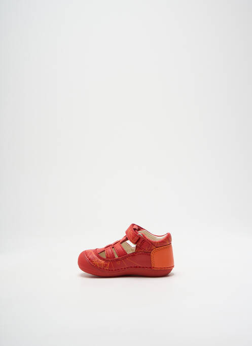 Sandale/Pantofi decupați roșu KICKERS băiat