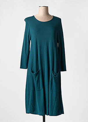 Rochie lungă mâneci lungi mâneci lungi verde LA FEE MARABOUTEE femeie