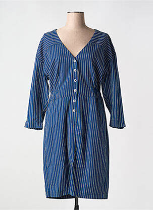 Rochie midi mâneci lungi mâneci lungi albastru MKT STUDIO femeie