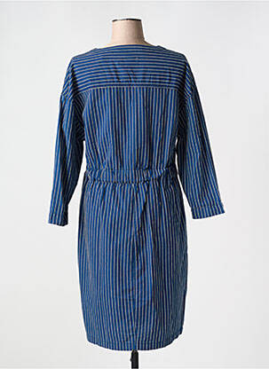 Rochie midi mâneci lungi mâneci lungi albastru MKT STUDIO femeie