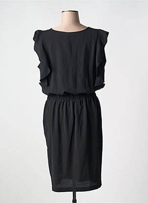 Rochie midi fără mâneci fără mâneci negru ICHI femeie