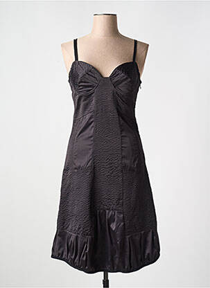 Rochie midi negru MAIS IL EST OU LE SOLEIL femeie