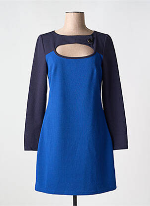Rochie scurtă mâneci lungi mâneci lungi albastru MOLLY BRACKEN femeie