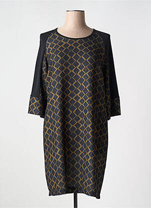 Rochie midi mâneci 3/4 mâneci 3/4 verde POUSSIERE D'ETOLE femeie