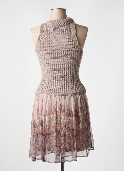 Rochie midi gri SONIA GONNELLI femeie