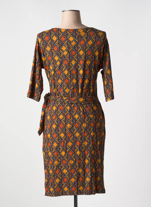 Rochie midi maro LA FEE MARABOUTEE femeie