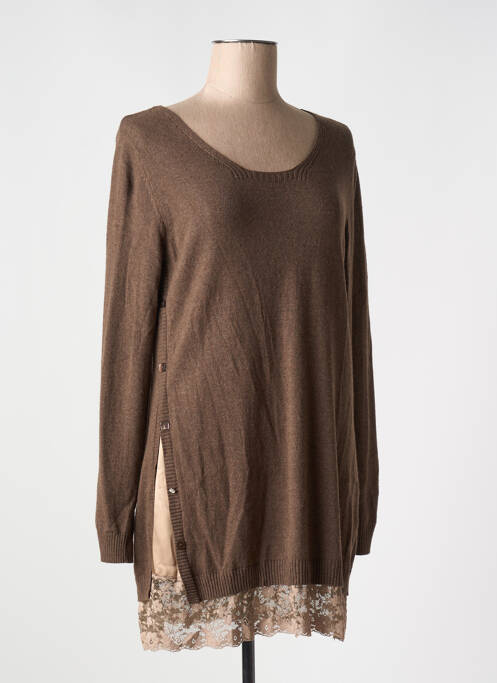 Rochie scurtă maro SALLY NEW YORK femeie