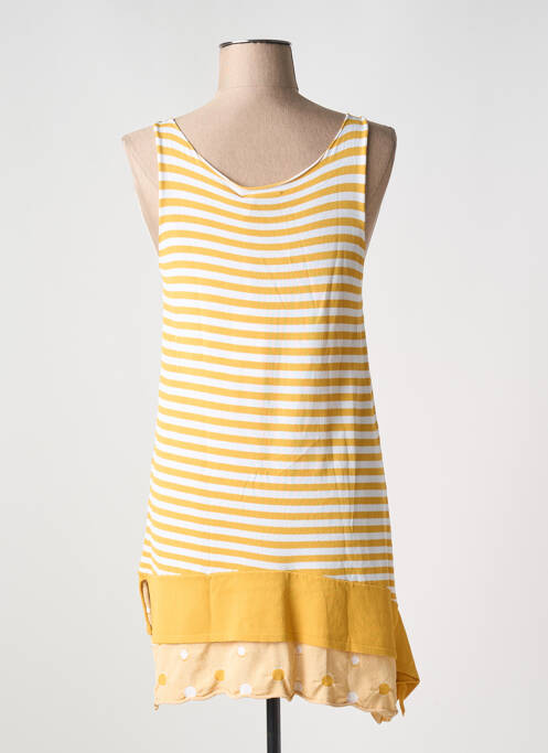 Tunică fără mâneci galben CREA CONCEPT femeie