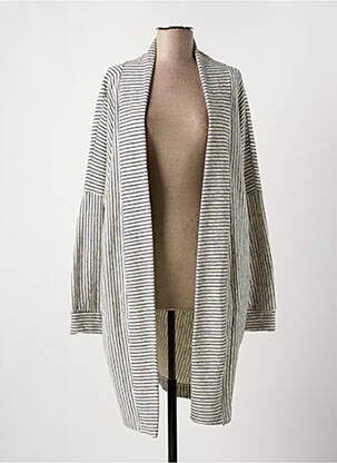 Vestă cu mâneci scurte gri LA FEE MARABOUTEE femeie