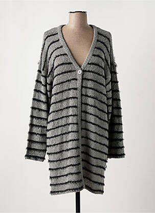 Vestă cu mâneci lungi gri FRANSA femeie