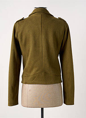 Jachete casual guler tip costum verde ICHI femeie
