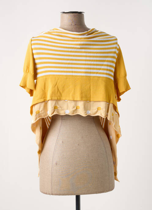 Vestă cu mâneci scurte galben CREA CONCEPT femeie