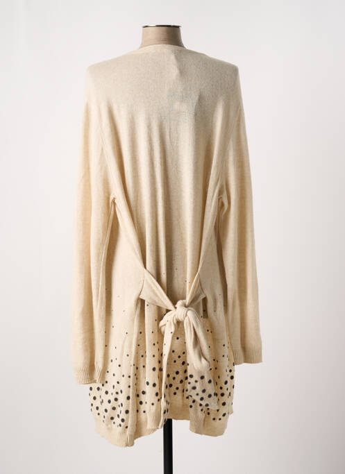 Vestă cu mâneci lungi bej POUSSIERE D'ETOLE femeie