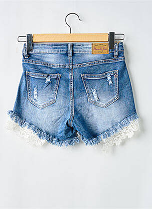 Șort țesătură denim mărime normală albastru PLACE DU JOUR femeie
