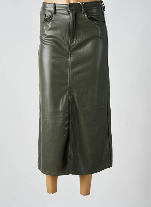 Fustă lungă verde HELLO MISS femeie