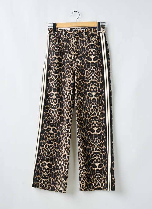 Pantalon drept bej QUEEN HEARTS femeie