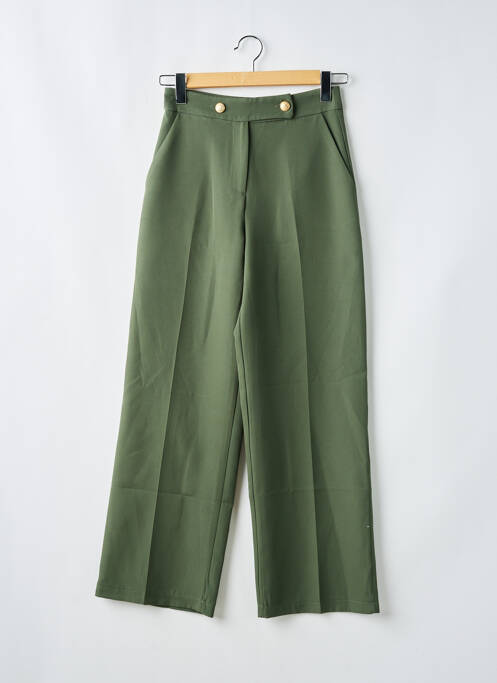 Pantalon drept verde CHARMING GIRL BY SILIA femeie