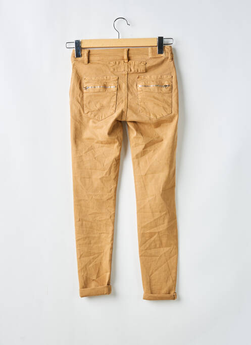Pantalon slim bej MELLY & CO femeie