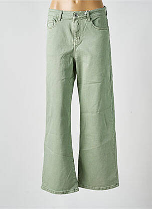 Blugi cu croială evazată verde închis MY TINA'S femeie