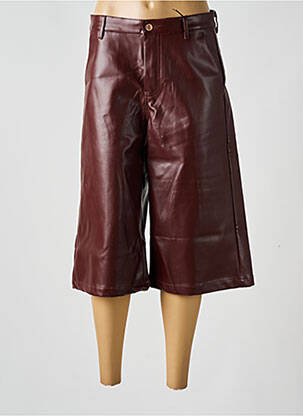 Pantalon trei sferturi maro KATE DENIM femeie