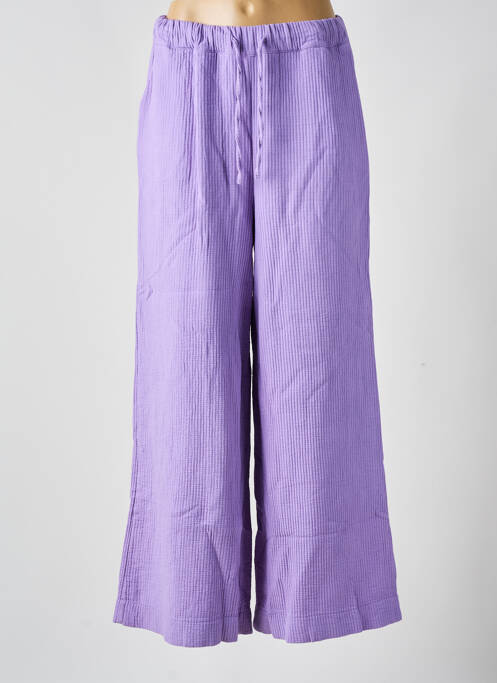 Pantalon larg violet GIGI femeie