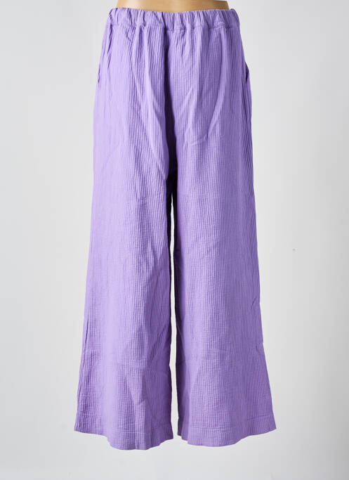 Pantalon larg violet GIGI femeie