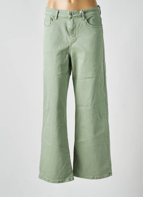 Blugi cu croială evazată verde închis MY TINA'S femeie