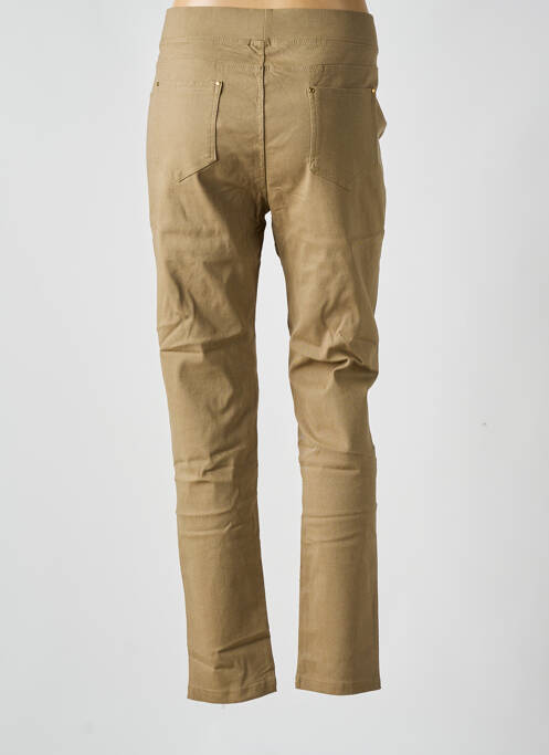 Jegging țesătură denim mărime normală maro CHRISTY femme