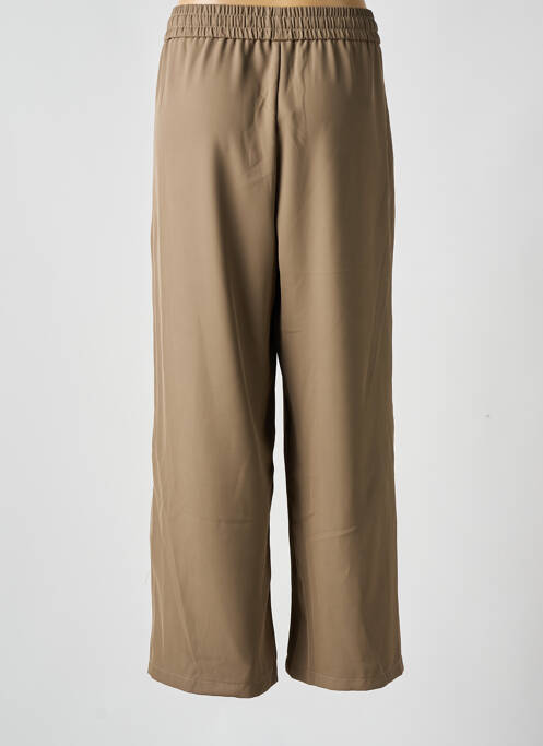 Pantalon larg maro JCL femeie