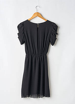 Rochie scurtă mâneci scurte mâneci scurte negru SANS MARQUE femeie