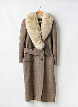 Palton lung maro GEORGES RECH femeie