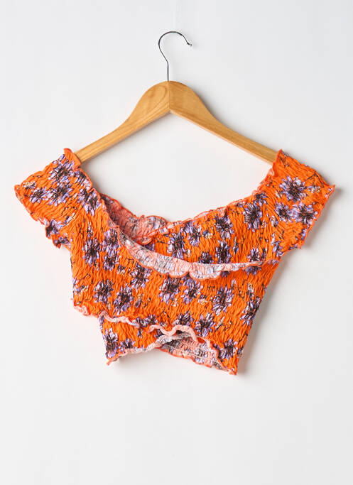 Top portocaliu TOP SHOP femeie