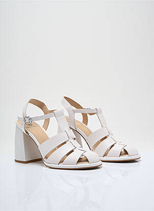 Sandale/Pantofi decupați alb EKONIKA femeie