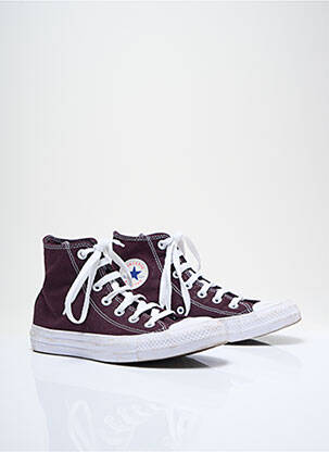 Adidași vârf rotund toc plat până la 3 cm violet CONVERSE femeie