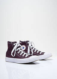 Adidași vârf rotund toc plat până la 3 cm violet CONVERSE femme