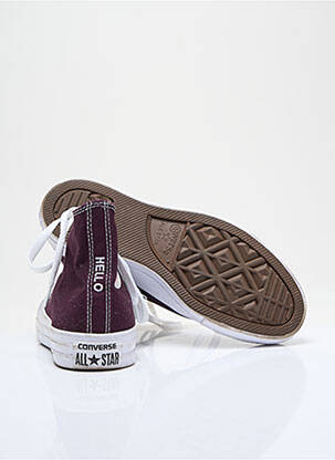Adidași vârf rotund toc plat până la 3 cm violet CONVERSE femeie