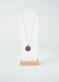 Colier ornament oxid de zirconiu argintiu TATA GISELE femeie