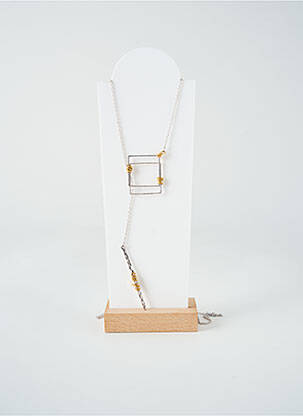 Colier lung argintiu TATA GISELE femeie