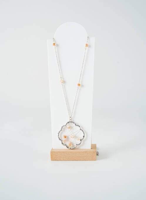 Colier lung argintiu TATA GISELE femeie